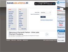 Tablet Screenshot of banklocations.in